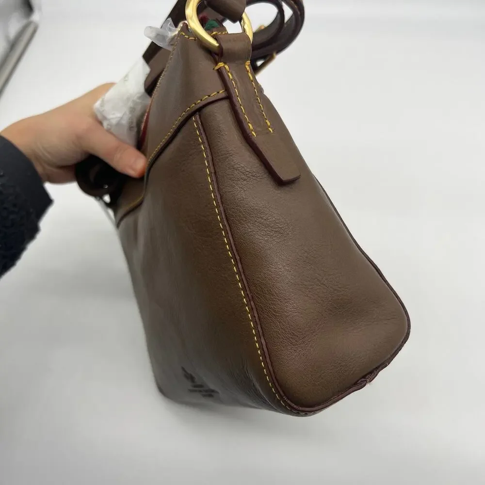 Dooney & Bourke Women Purse Florentine Leather Allison Crossbody Bags Elephant